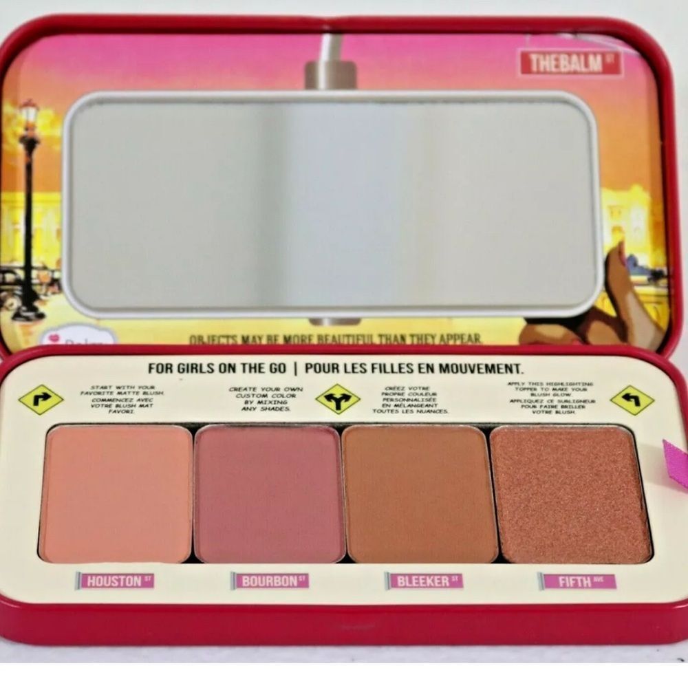 NWOT Autobalm *GRL PWDR* Blush Palette in shades Houston/Bourbon/Bleeker/Fifth!